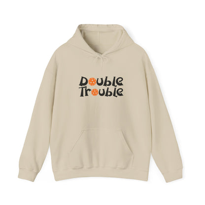 Women's Comfy Pickleball Hoodie - Double Trouble Beige