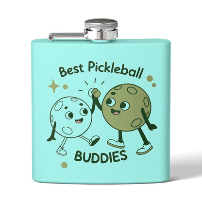 Pickleball Practical Flask - Best Pickleball Buddies Teal