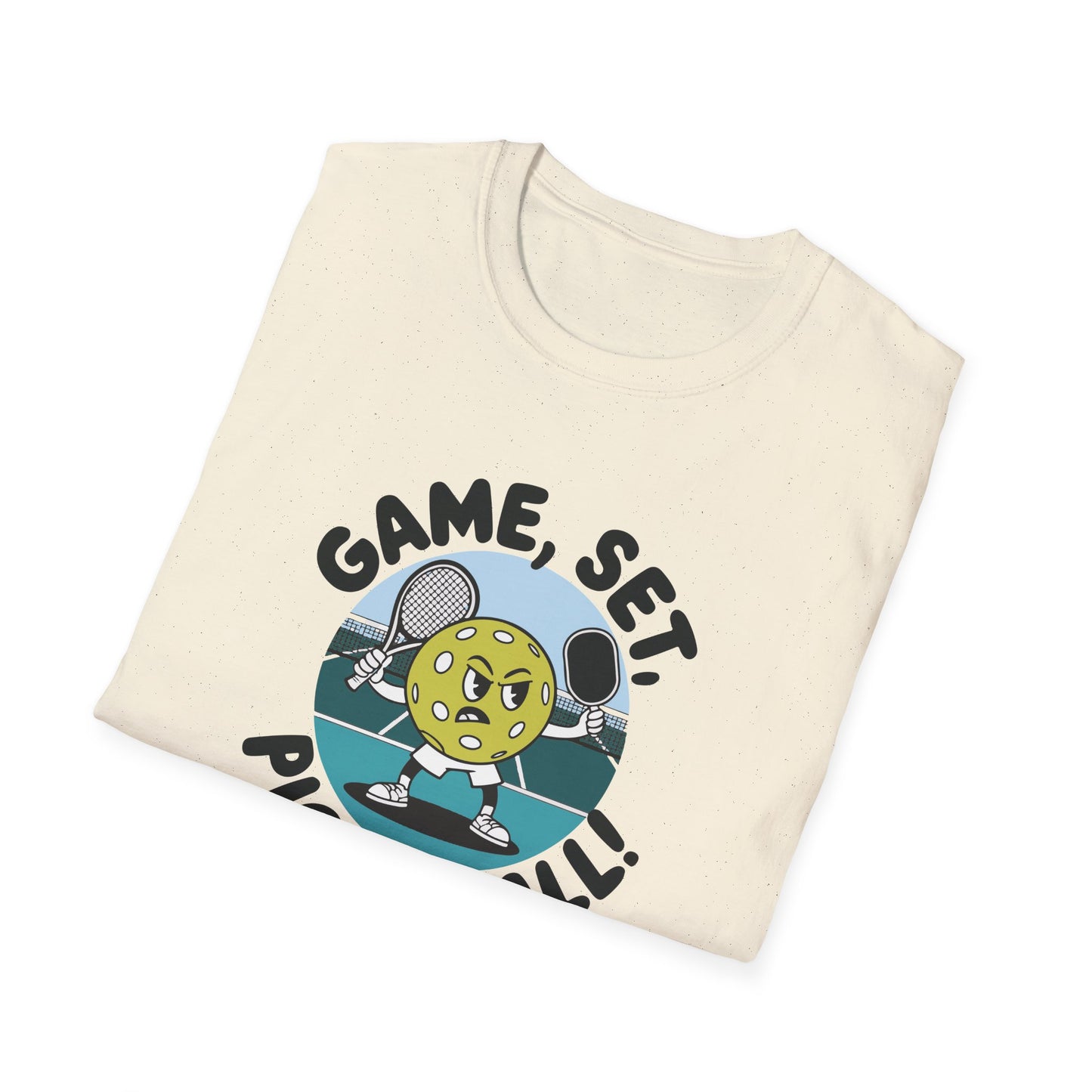 Men's Soft Pickleball T-shirt - Game, Set, Pickleball