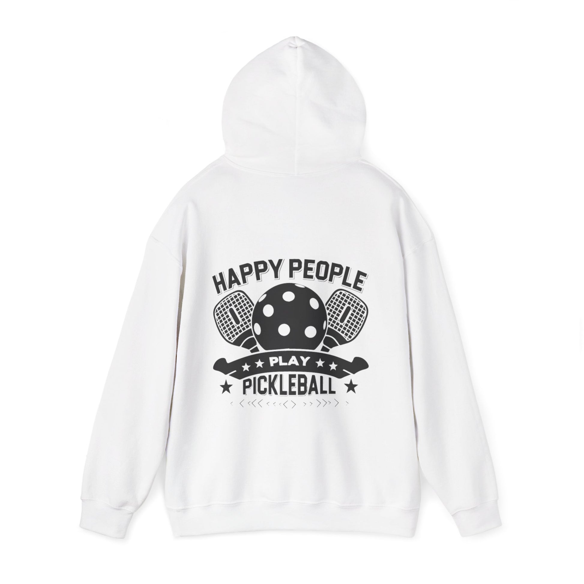 Men's Playful Pickleball Hoodie - Happy People Play Pickleball