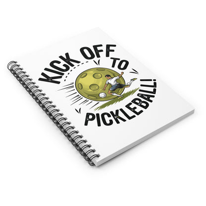 Pickleball Durable Notebook - Kick Off to Pickleball