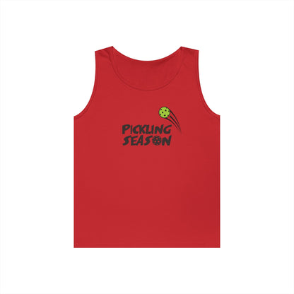 Women's Funny Pickleball Tank Top - Pickling Season Red