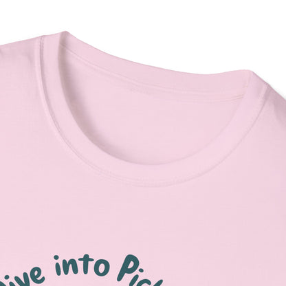 Women's Witty Pickleball T-shirt - Dive into Pickleball