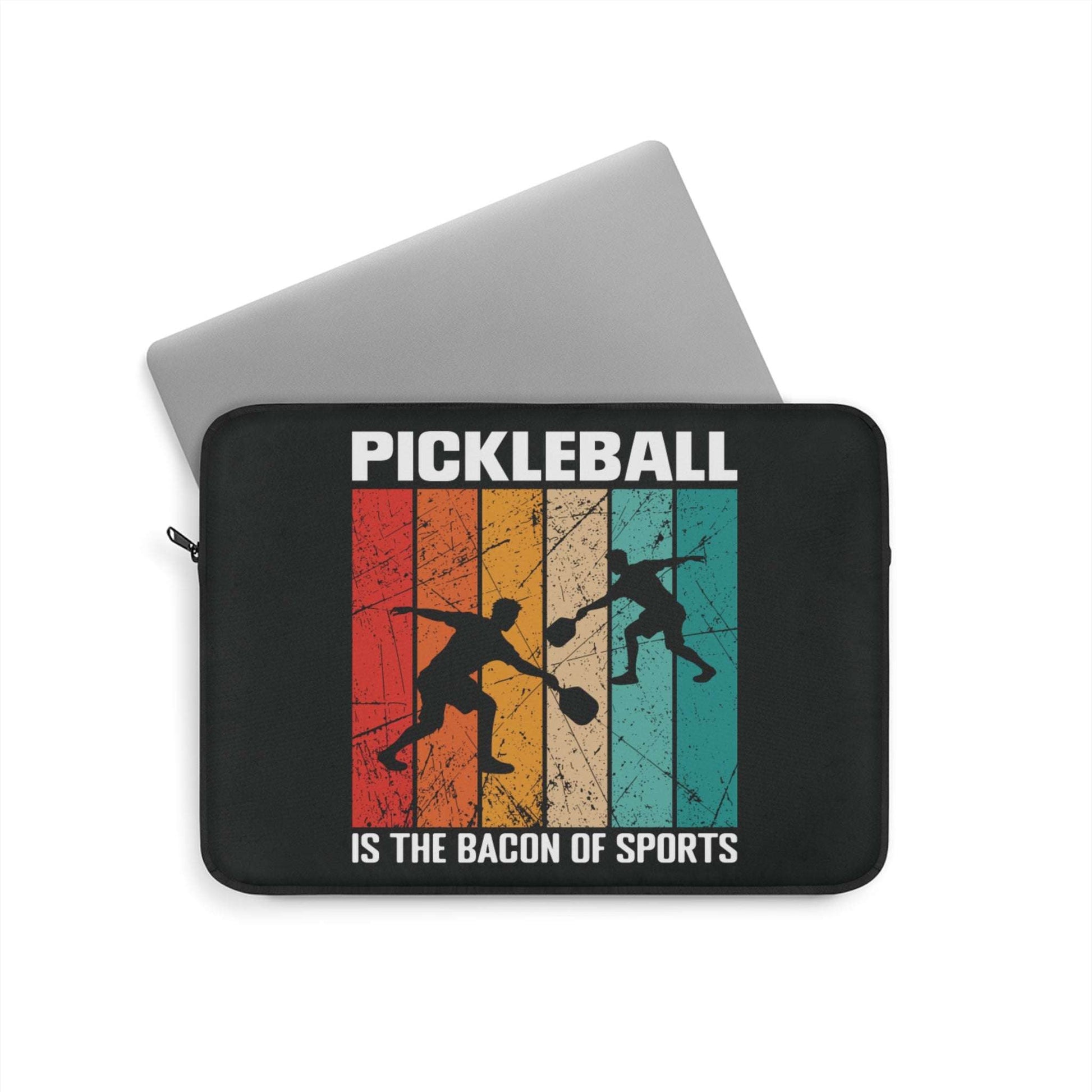 Pickleball Laptop Sleeve - Pickleball is the Bacon of Sports Retro