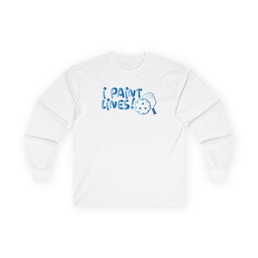 Women's Lightweight Pickleball Long Sleeves top - I Paint Lines