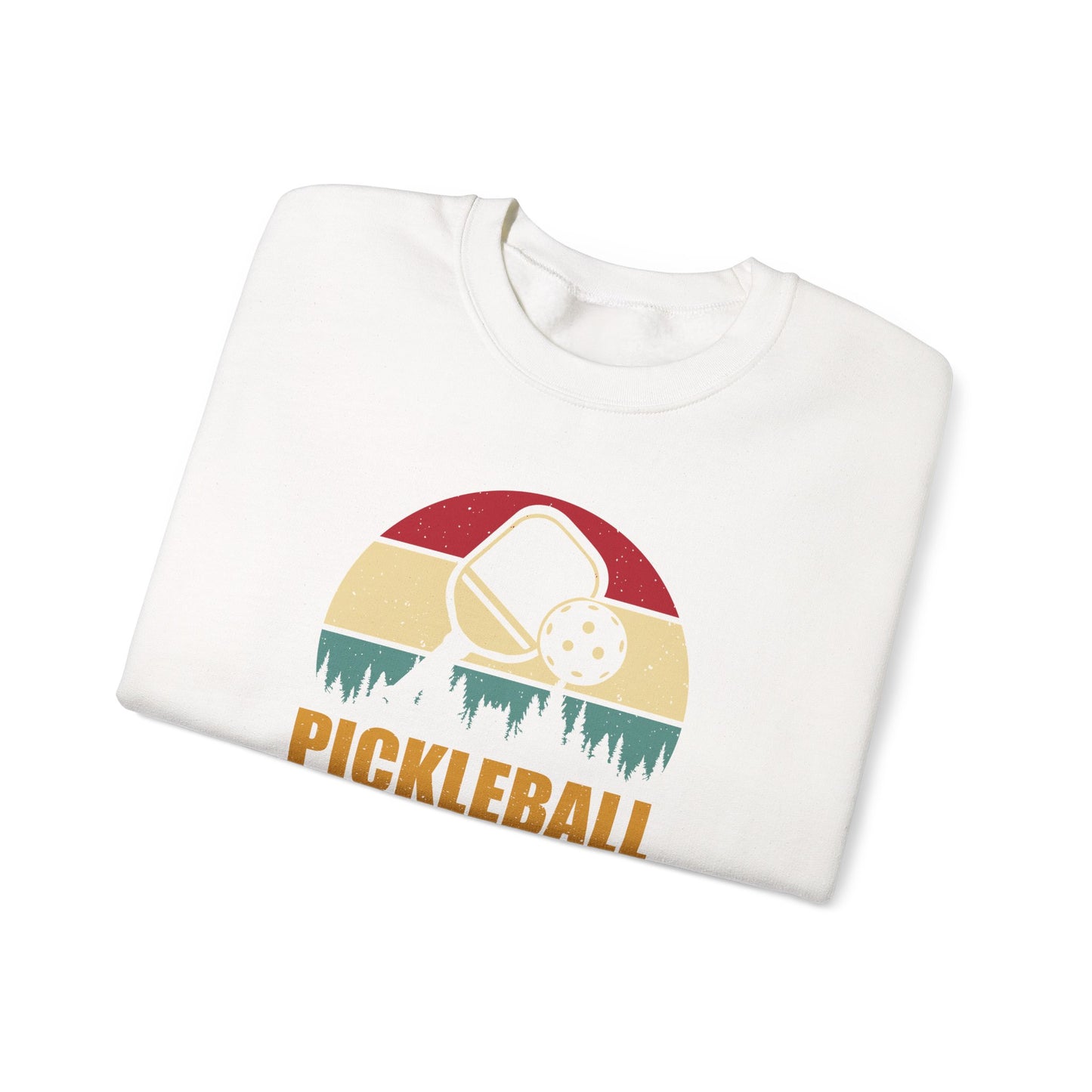 Men's Comfy Pickleball Sweatshirt - Pickleball Retro