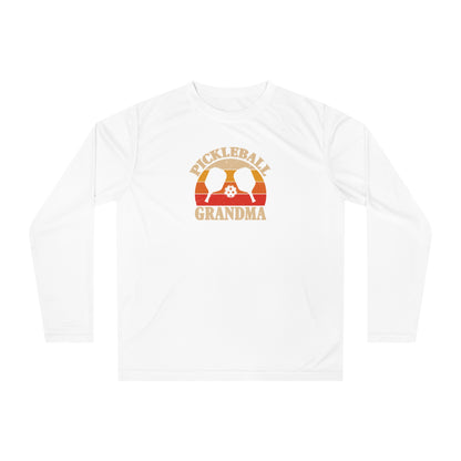 Women's Comfy Pickleball Long Sleeves top - Pickleball Grandma White