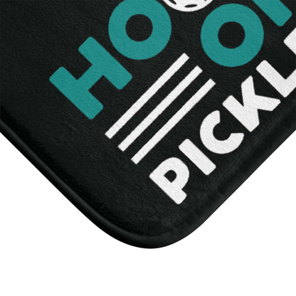 Pickleball Funny Bath mat - Hooked on Pickleball