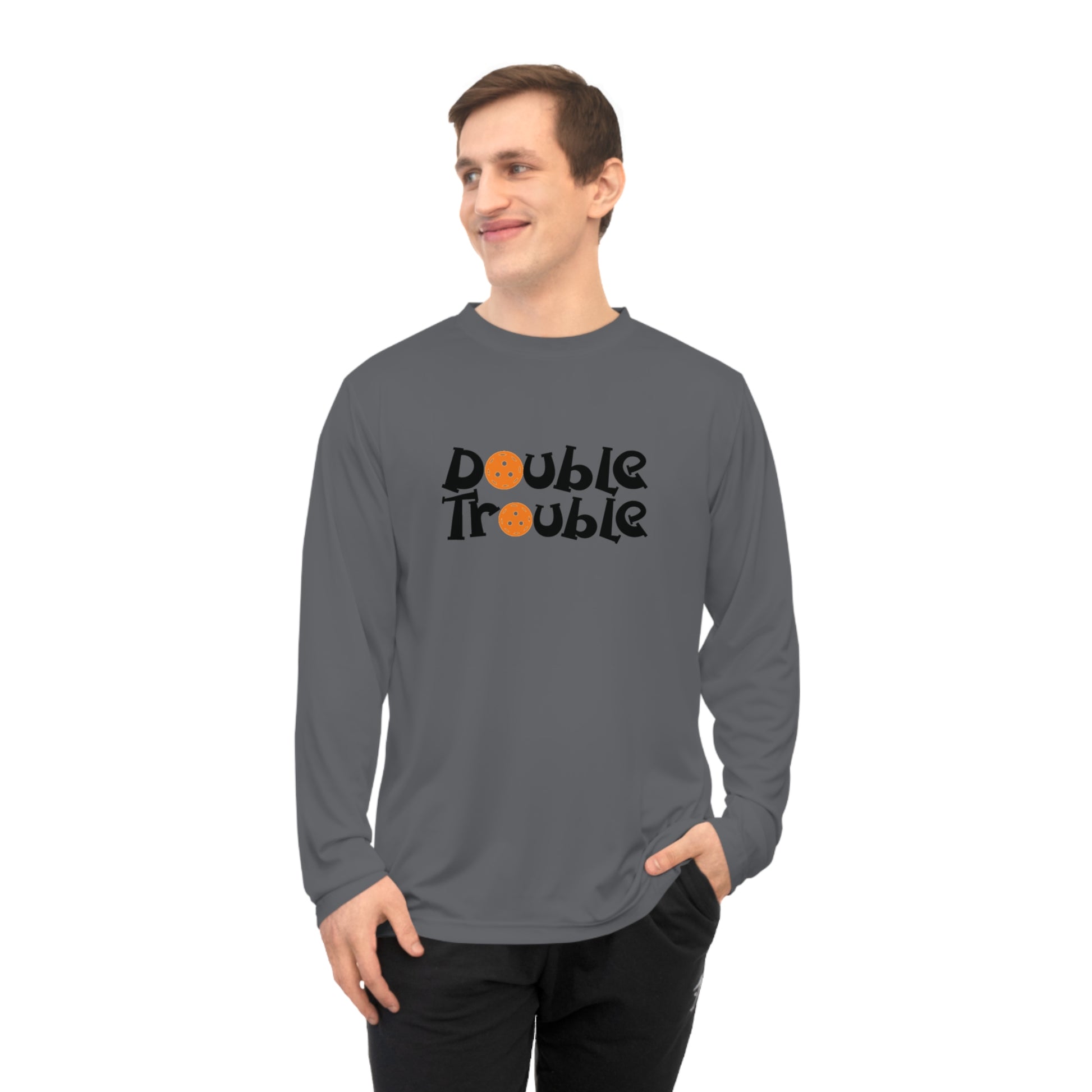 Men's Lightweight Pickleball Long Sleeves top - Double Trouble