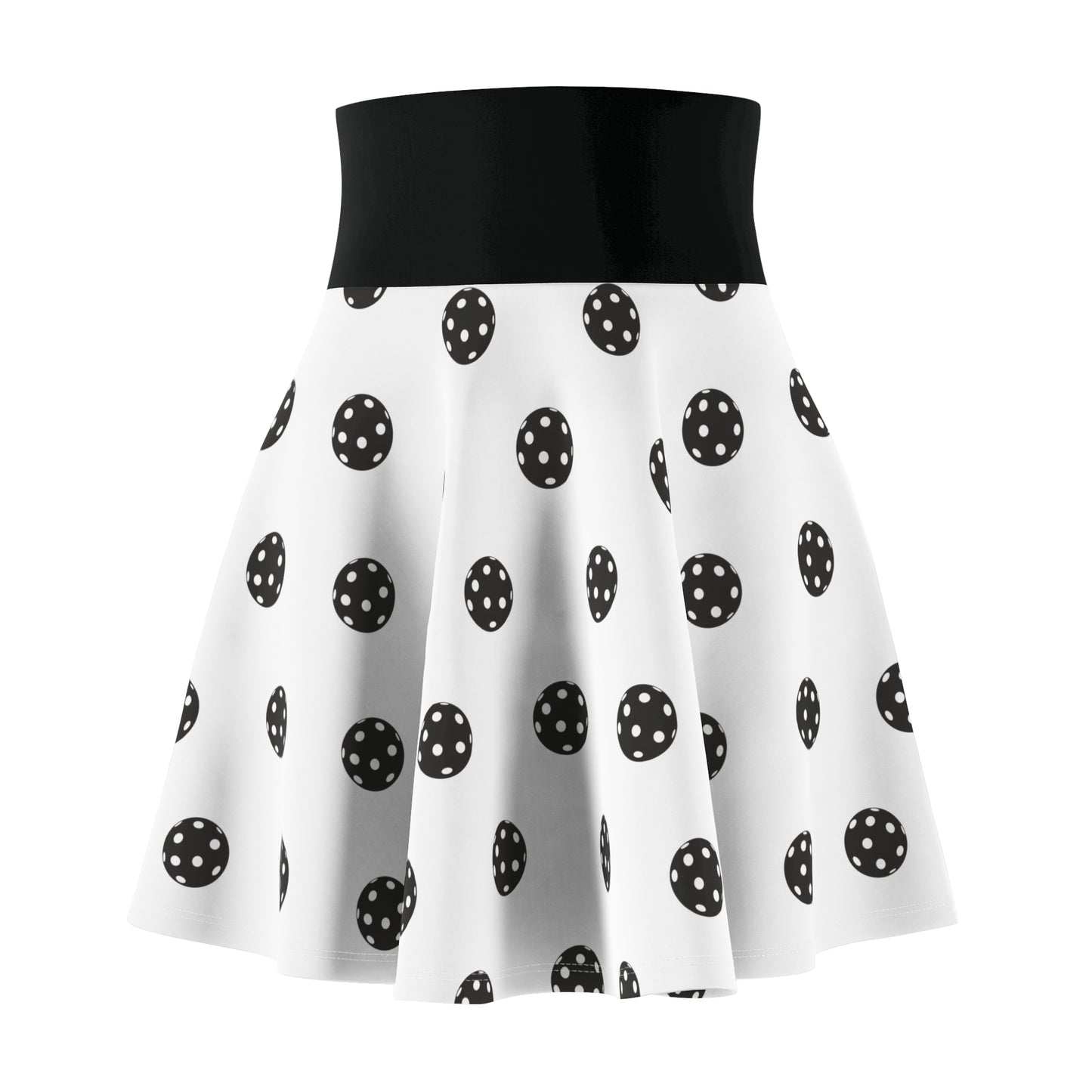Women's Durable Pickleball Skirt - Classic Pickleball White