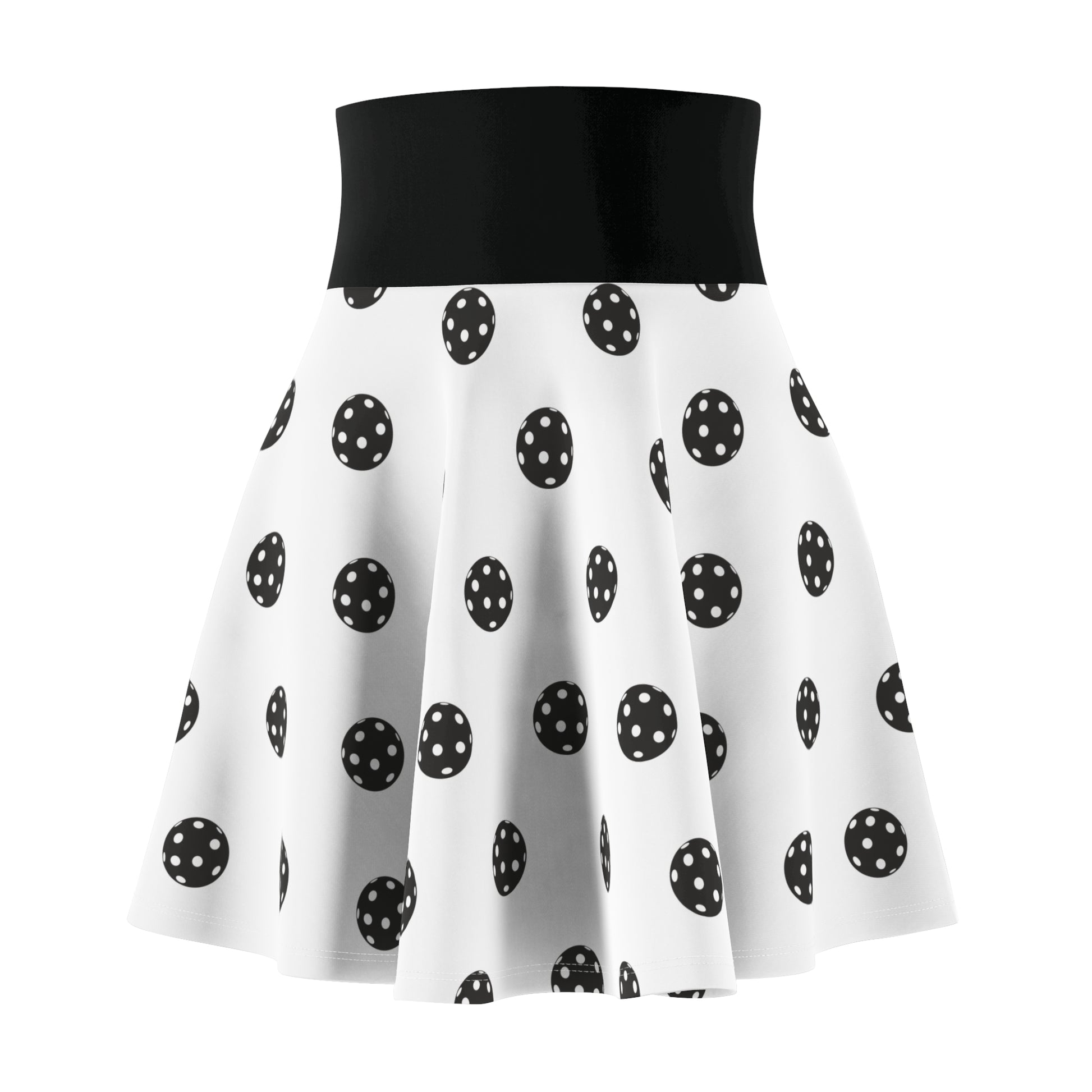 Women's Durable Pickleball Skirt - Classic Pickleball White