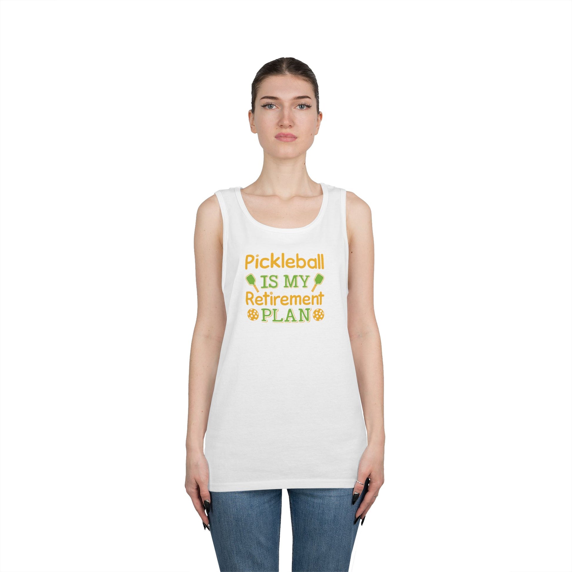 Women's Funny Pickleball Tank Top - Pickleball Is My Retirement Plan