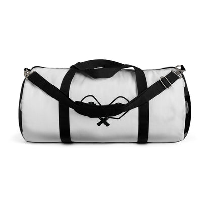 Pickleball Stylish Duffel Bag - Cross Paddles White