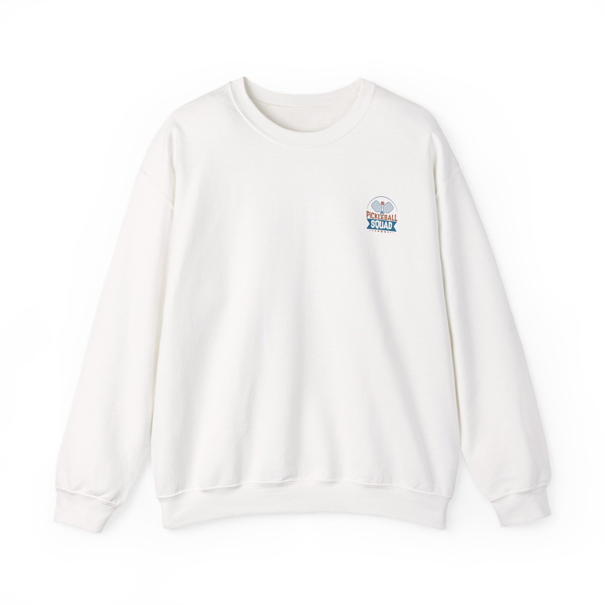 Women's Durable Pickleball Sweatshirt - Happy People Play Pickleball White