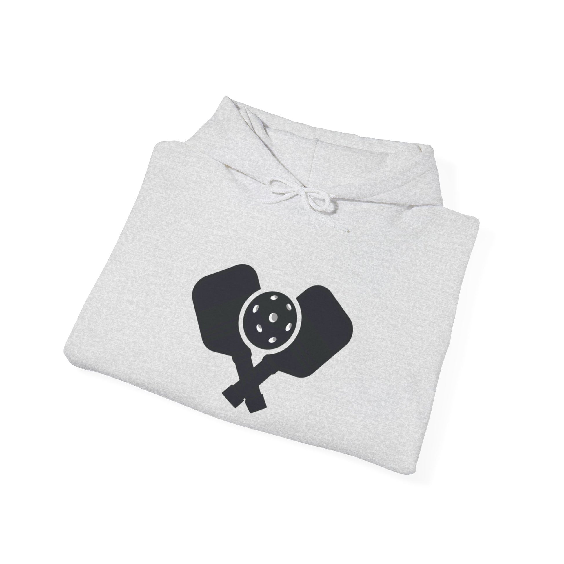 Men's Durable Pickleball Hoodie - Paddles and Ball