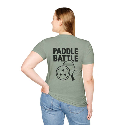 Women's Cute Pickleball T-shirt - Paddle Battle