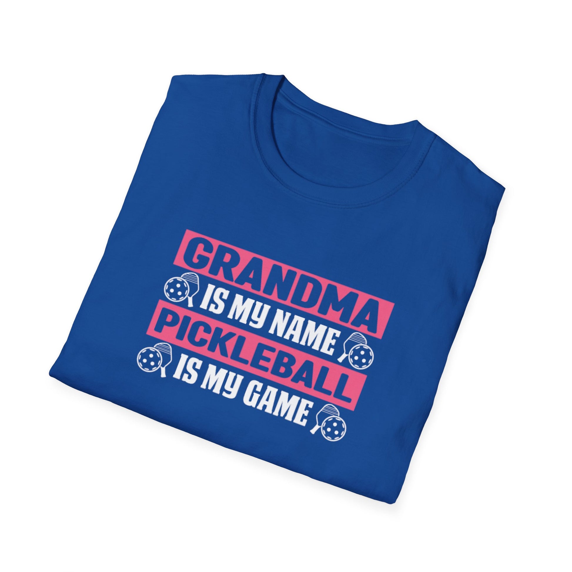 Women's Pickleball T-shirt - Grandma Is My Name Pickleball Is My Game