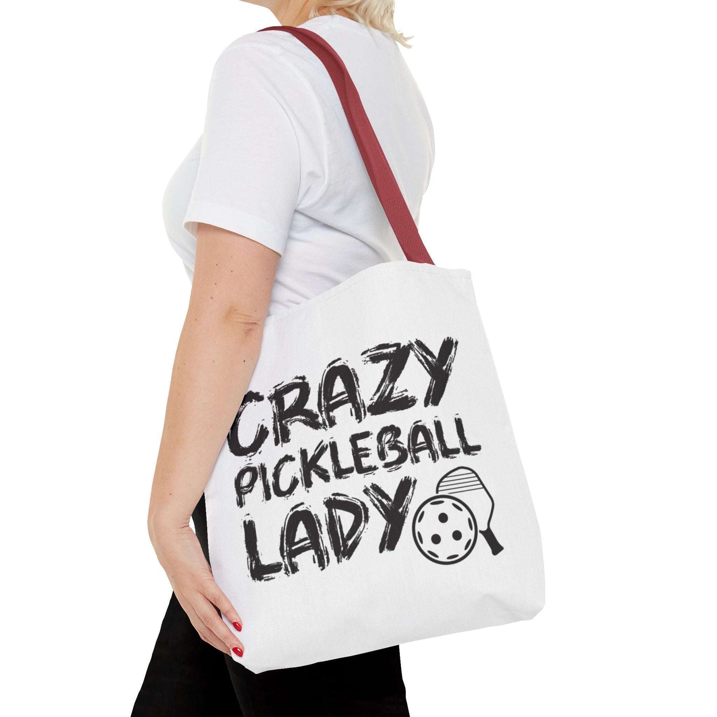 Pickleball Hilarious Tote Bag - Crazy Pickleball Lady