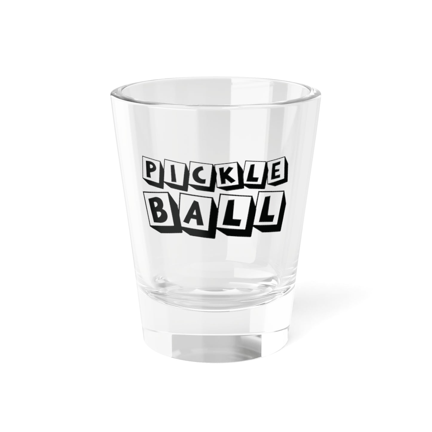 Pickleball Fun Shot Glass - Pickleball Pop Blocks 1.5oz
