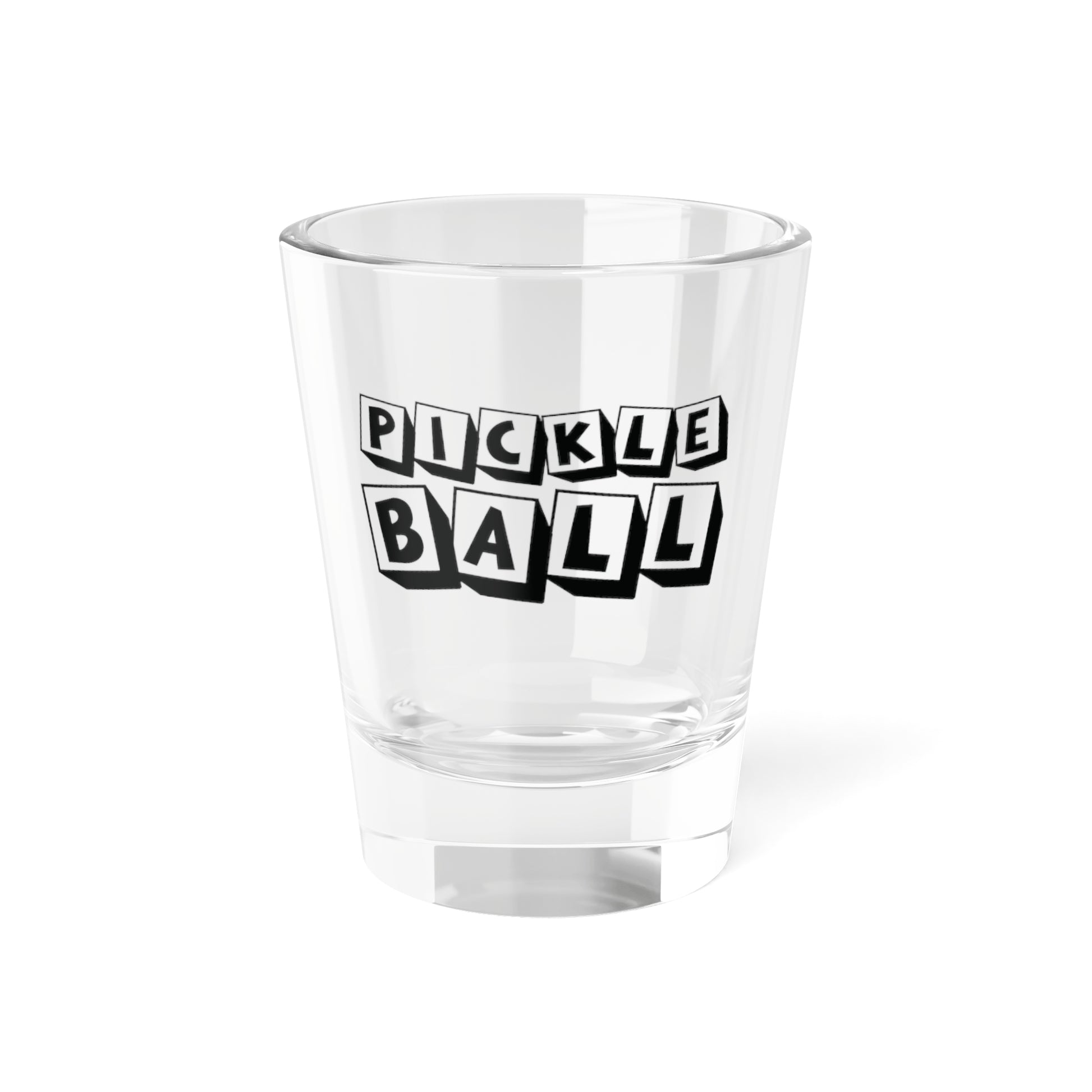 Pickleball Fun Shot Glass - Pickleball Pop Blocks 1.5oz