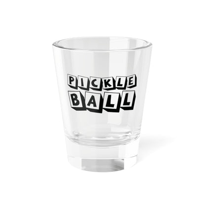 Pickleball Fun Shot Glass - Pickleball Pop Blocks 1.5oz