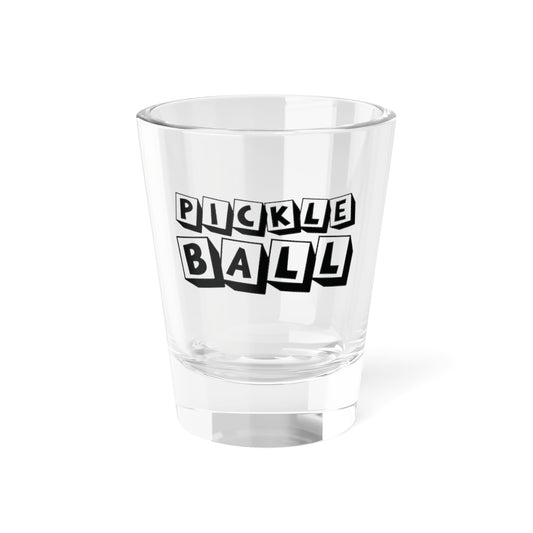 Pickleball Fun Shot Glass - Pickleball Pop Blocks 1.5oz