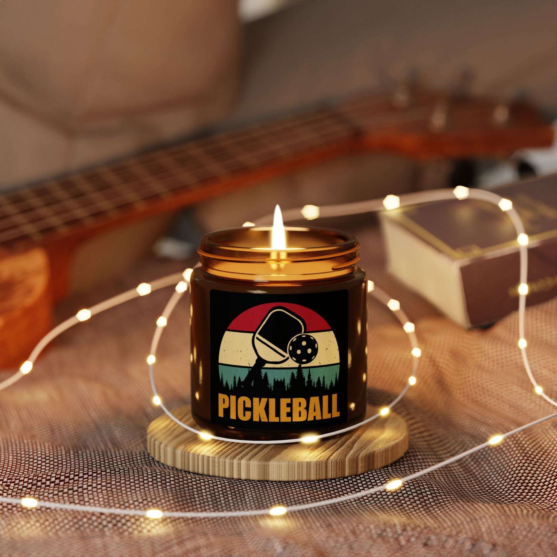 Pickleball Delightful Candle - Pickleball Retro