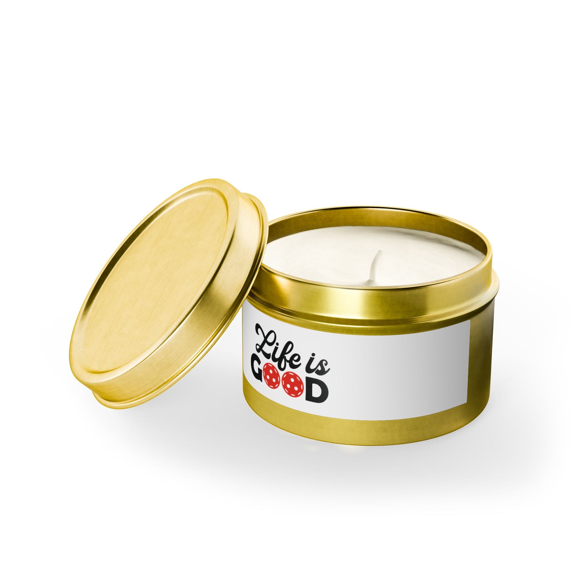 Pickleball Delightful Tin Can Candle - Life is Good