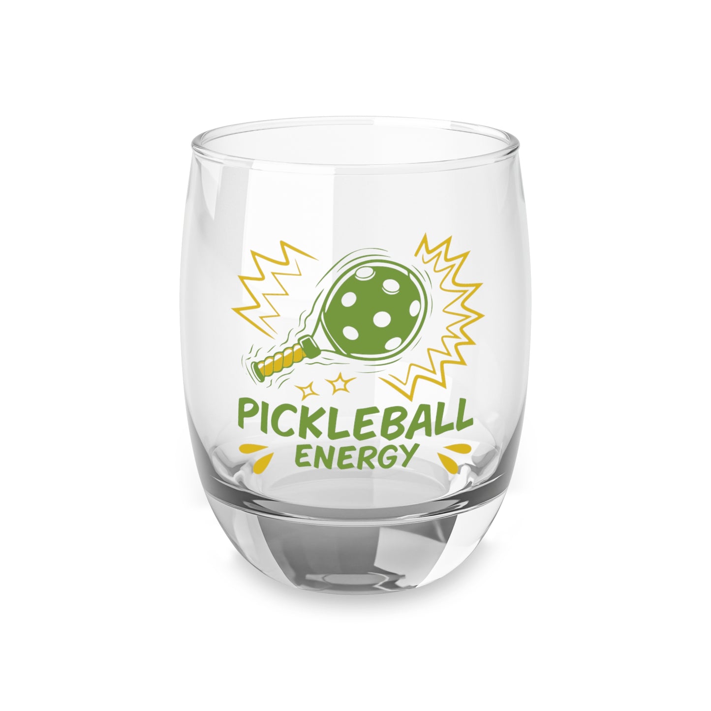 Pickleball Funny Whiskey Glass - Pickleball Energy