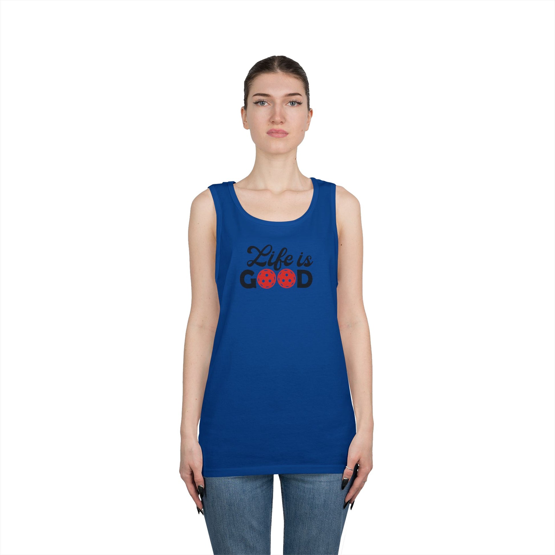 Women's Durable Pickleball Tank Top - Life is Good