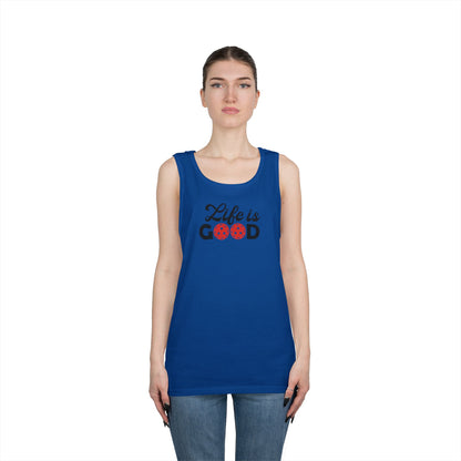 Women's Durable Pickleball Tank Top - Life is Good