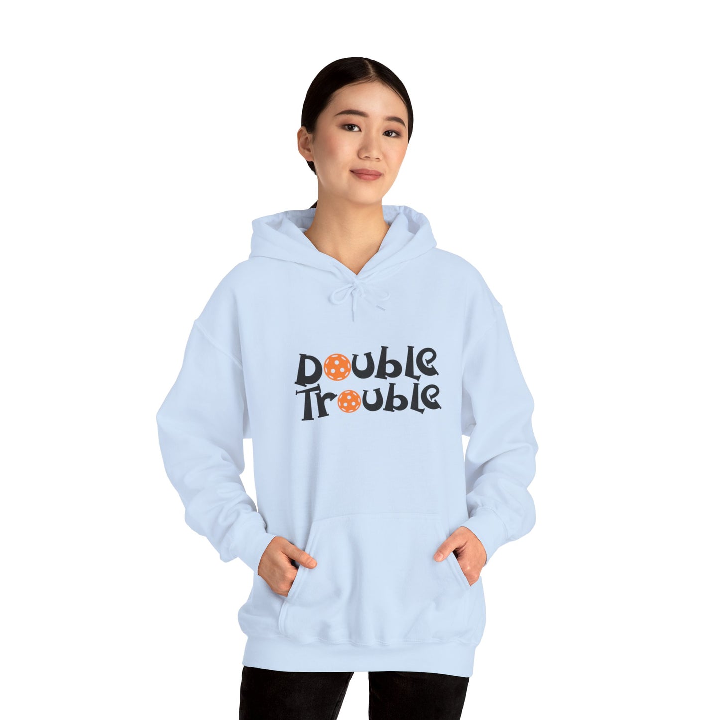 Women's Comfy Pickleball Hoodie - Double Trouble