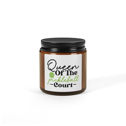 Funny Pickleball Candle - Queen of Pickleball Court 4oz