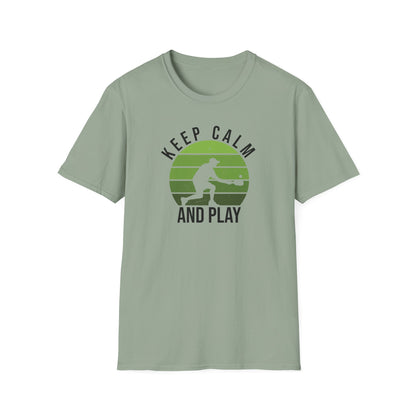 Women's Playful Pickleball T-shirt - Keep Calm and Play