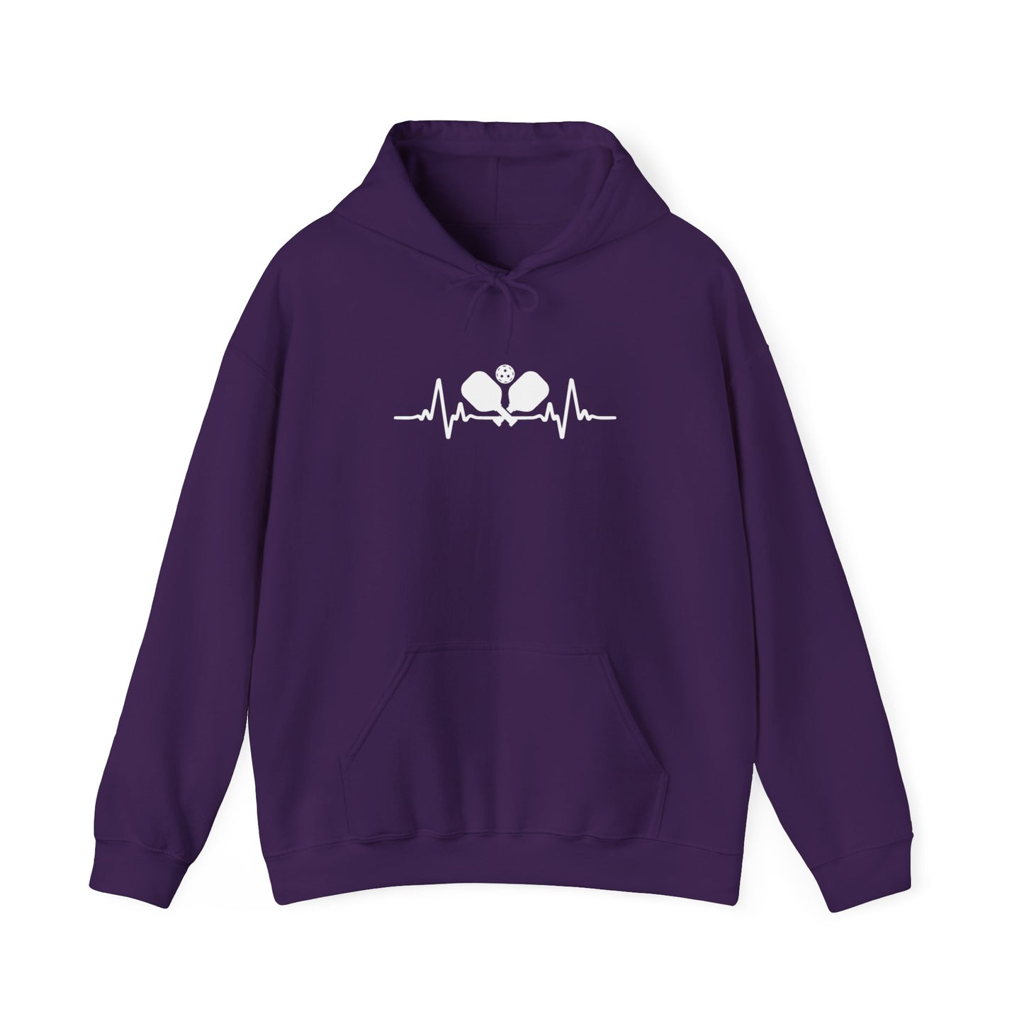 Women's Energetic Pickleball Hoodie - Pickleball Pulse Purple