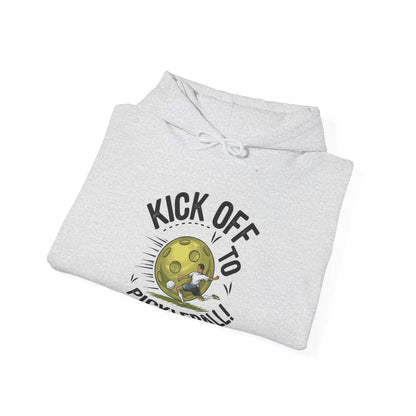 Men's Stylish Pickleball Hoodie - Kick Off to Pickleball