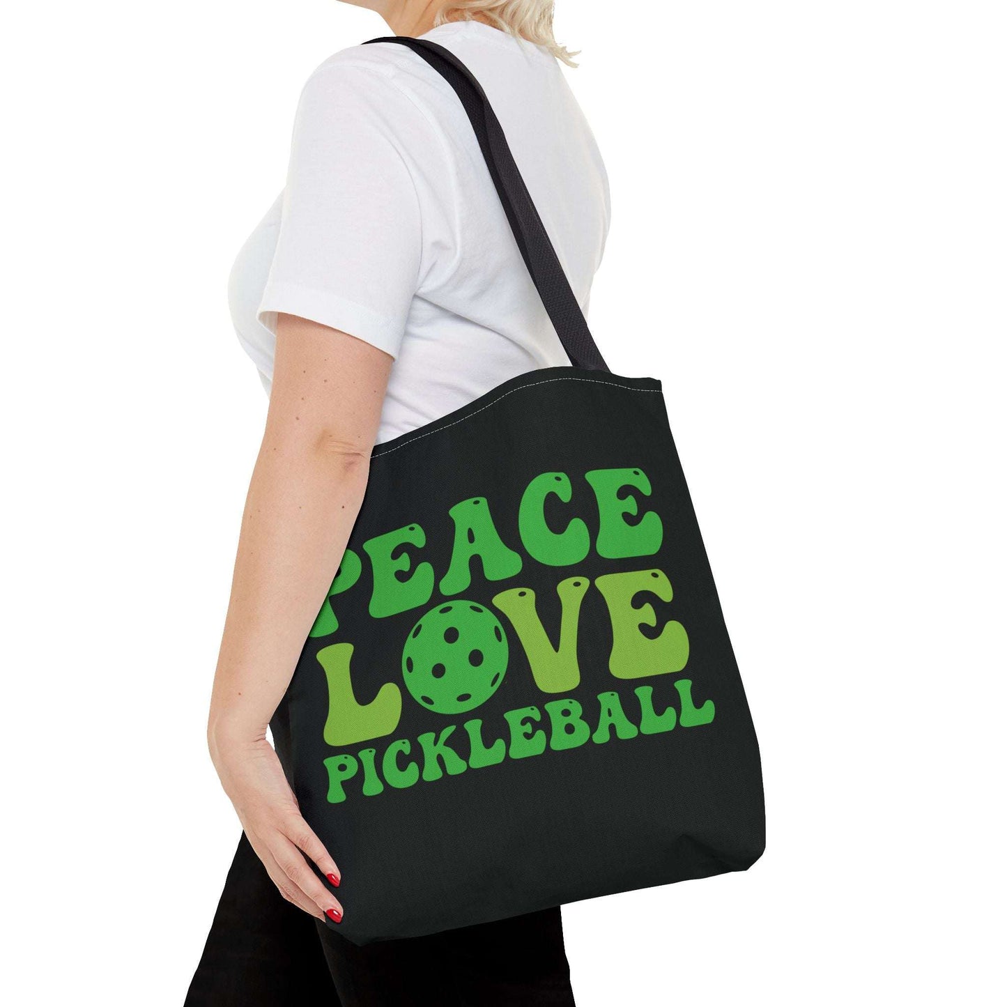 Pickleball Stylish Tote Bag - Peace Love Pickleball