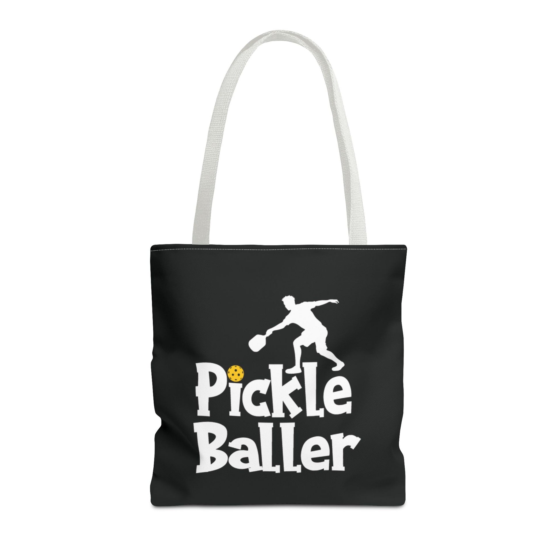 Pickleball Durable Tote Bag - Pickle Baller White