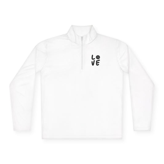 Women's Comfy Pickleball Pullover - Love with Pickleball White