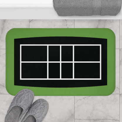 Pickleball Fun Bath mat - Pickleball Court
