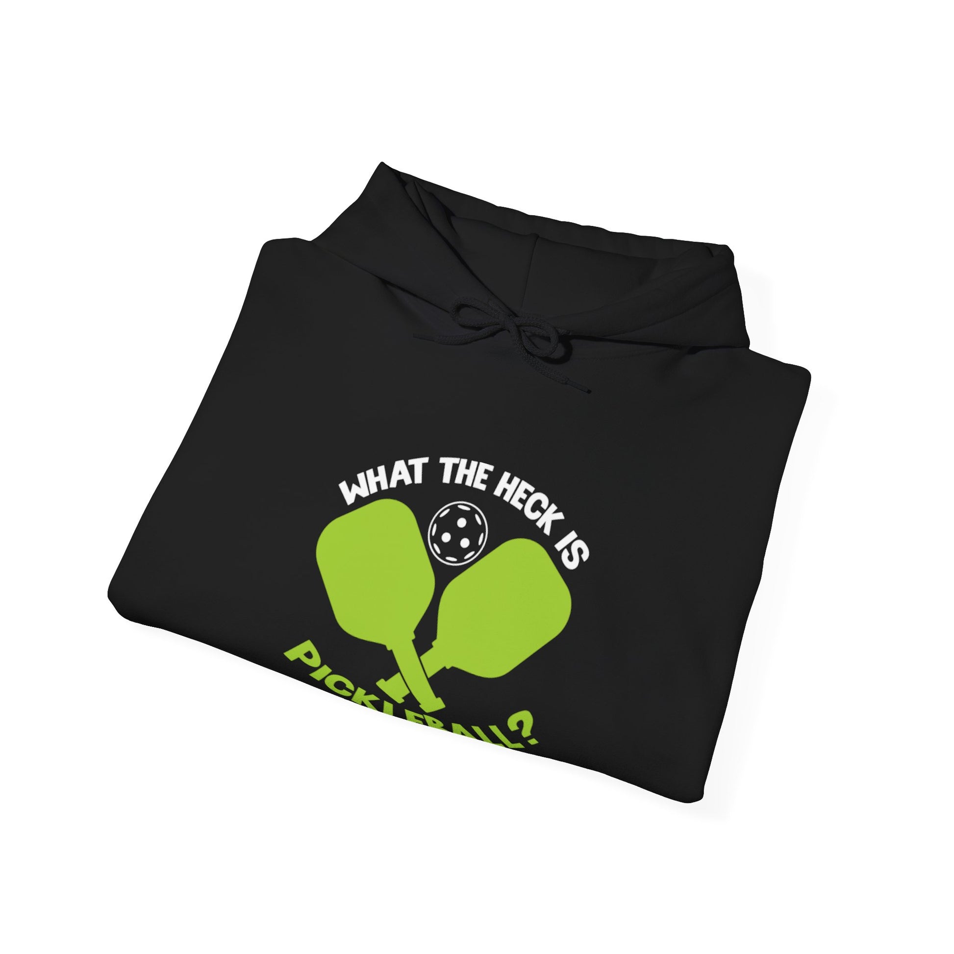 Men's Funny Pickleball Hoodie - What the Heck Is Pickleball?