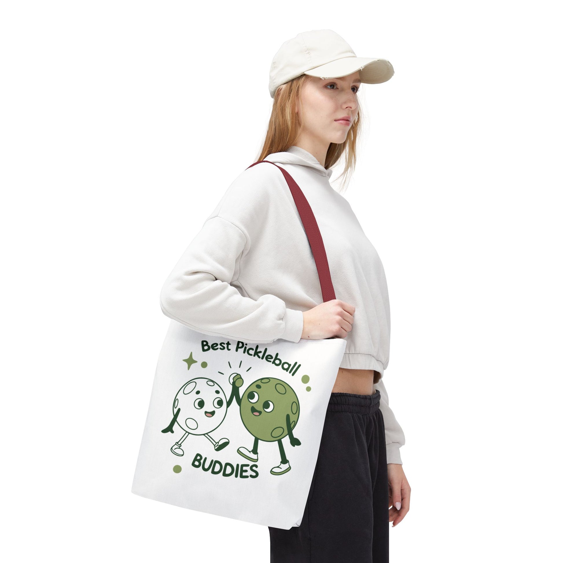 Pickleball Cute Tote Bag - Best Pickleball Buddies