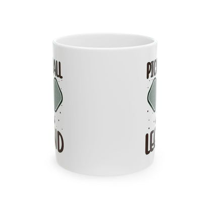 Pickleball Durable Mug - Pickleball Legend White