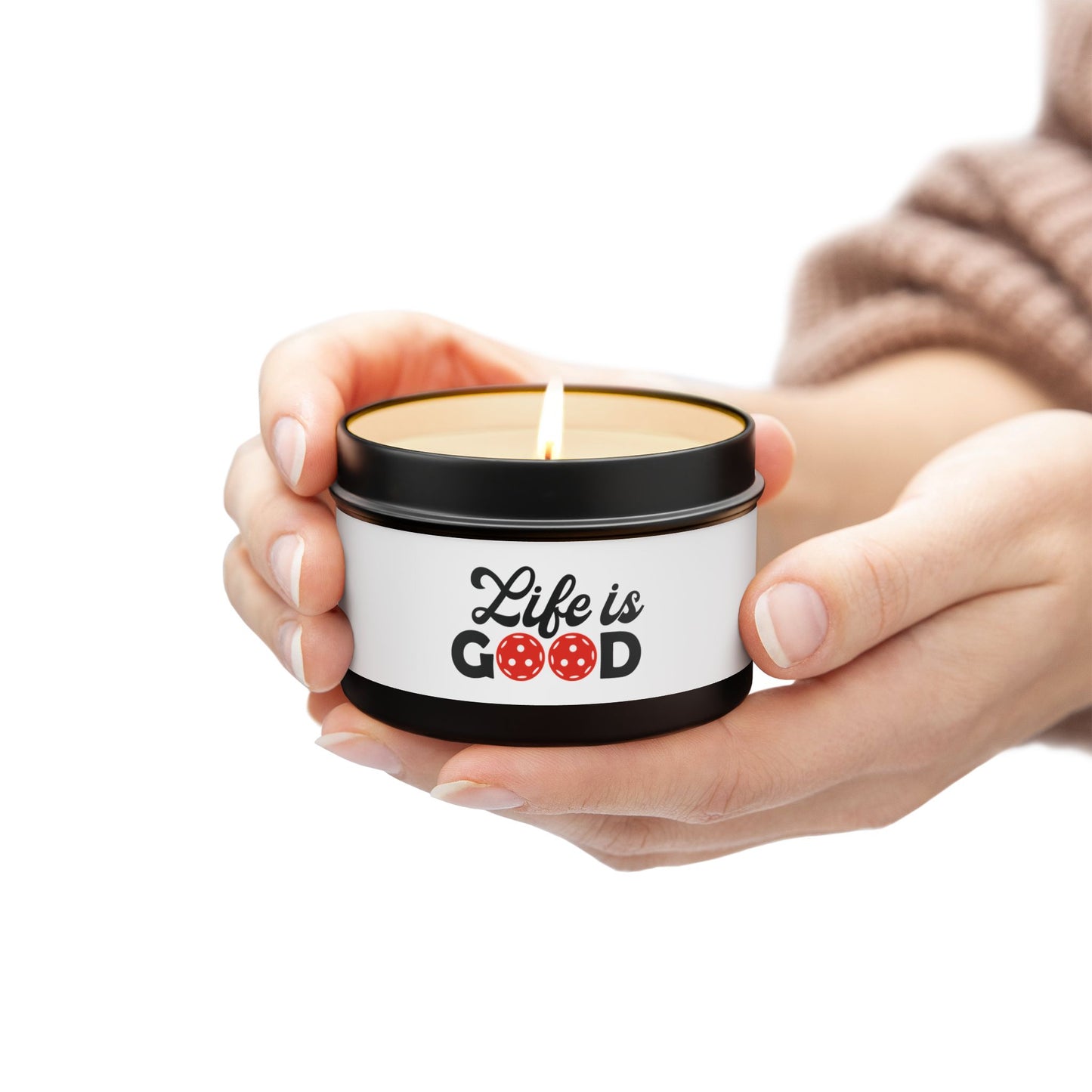 Pickleball Delightful Tin Can Candle - Life is Good