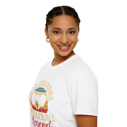 Women's Funny Pickleball T-Shirt - Mom Grandma Pickleball Legend