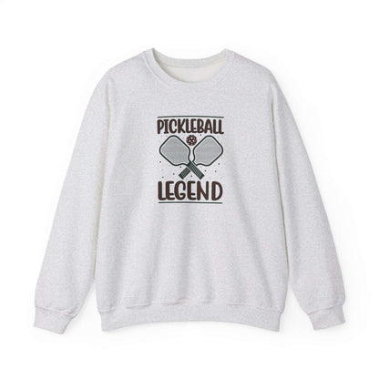 Women's Durable Pickleball Sweatshirt - Pickleball Legend Gray