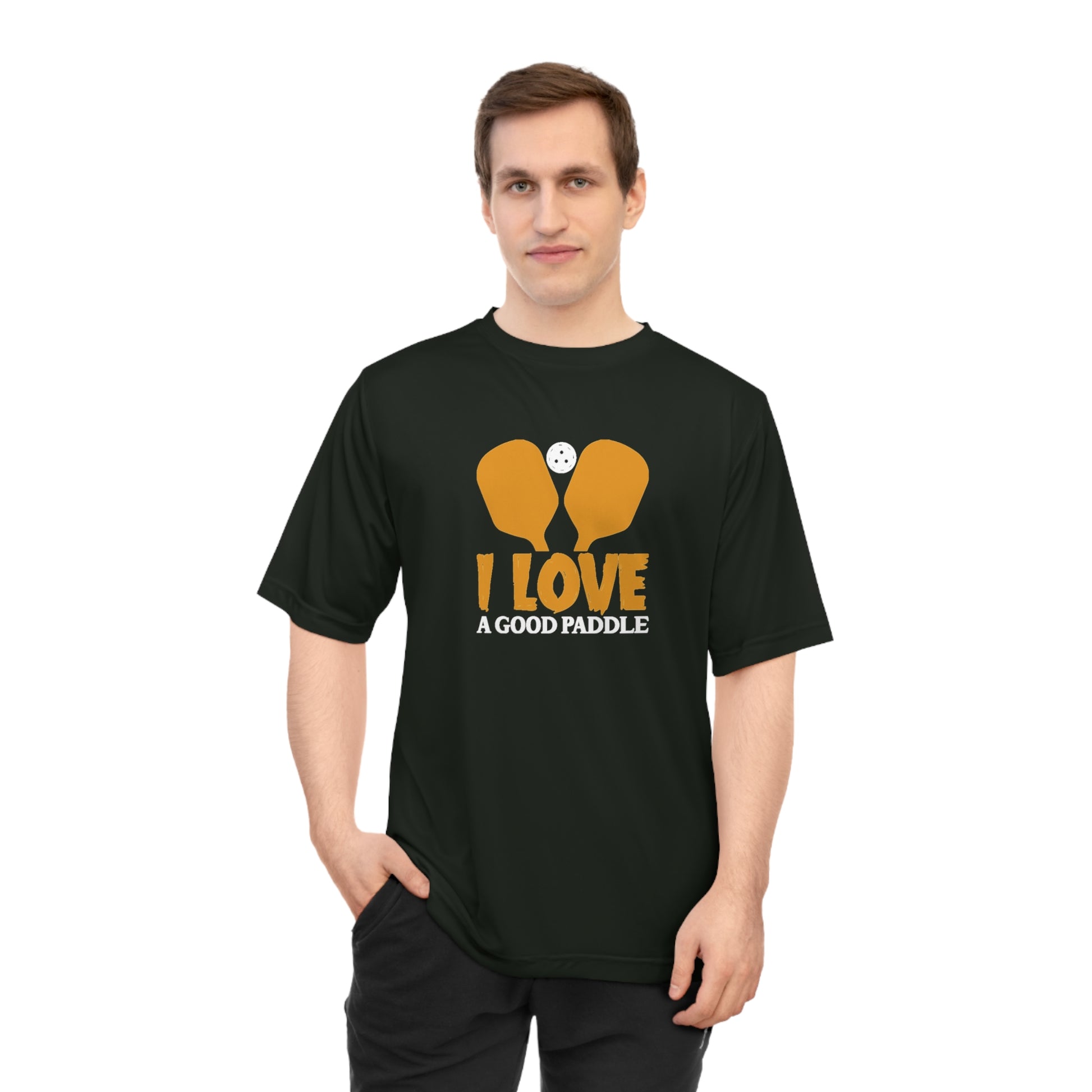 Men's Lightweight Pickleball T-shirt - I Love a Good Paddle