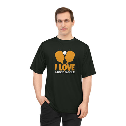 Men's Lightweight Pickleball T-shirt - I Love a Good Paddle
