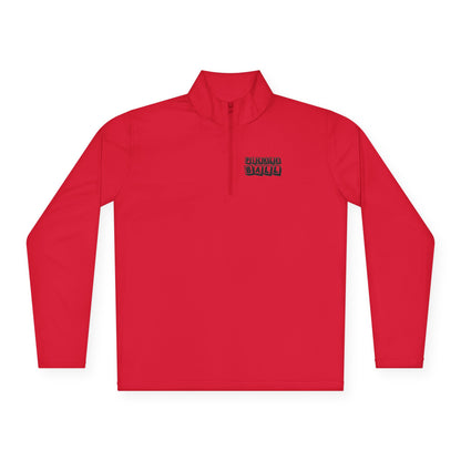 Men's Durable Pickleball Pullover - Pickleball Pop Blocks Red