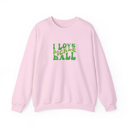 Women's Soft Pickleball Sweatshirt - I Love Pickleball